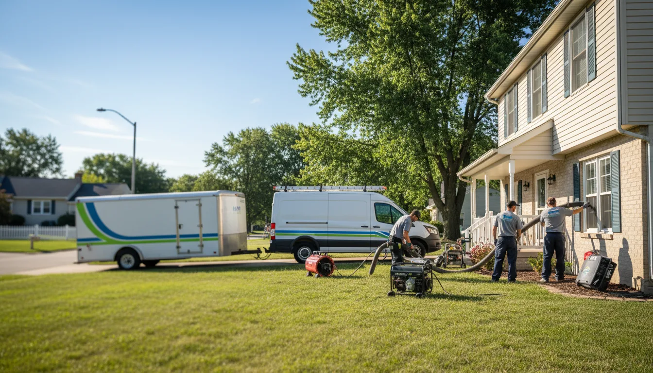 Flooded Basement Restoration And Cleanup With Repair in Donnybrook, ND near me